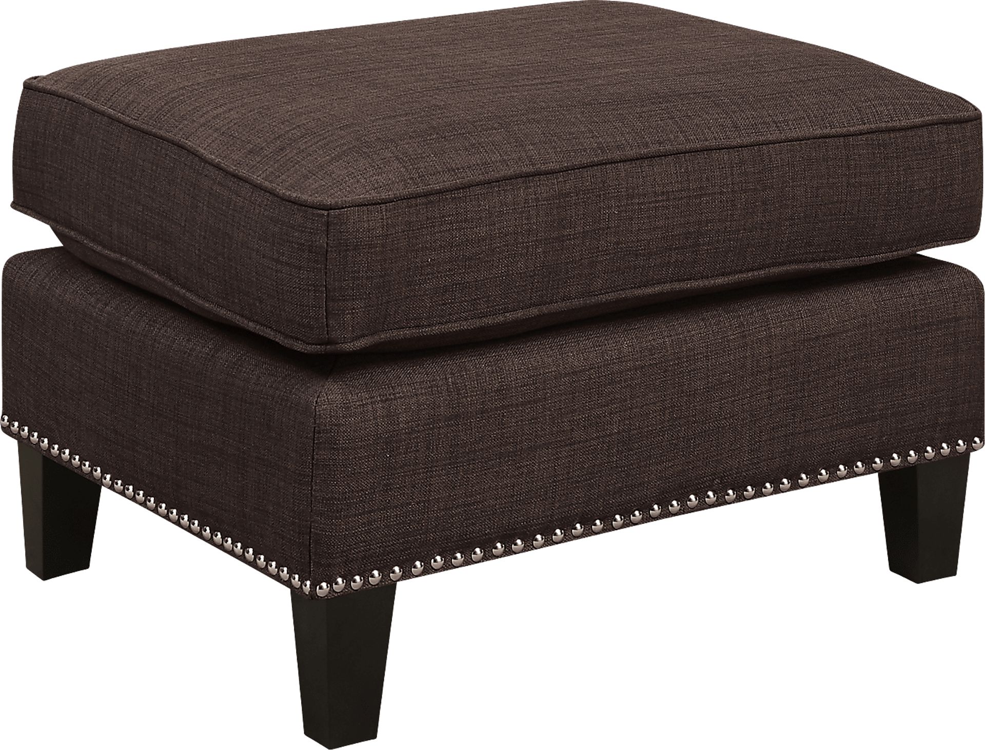 Bazemore Brown Ottoman - Image 1