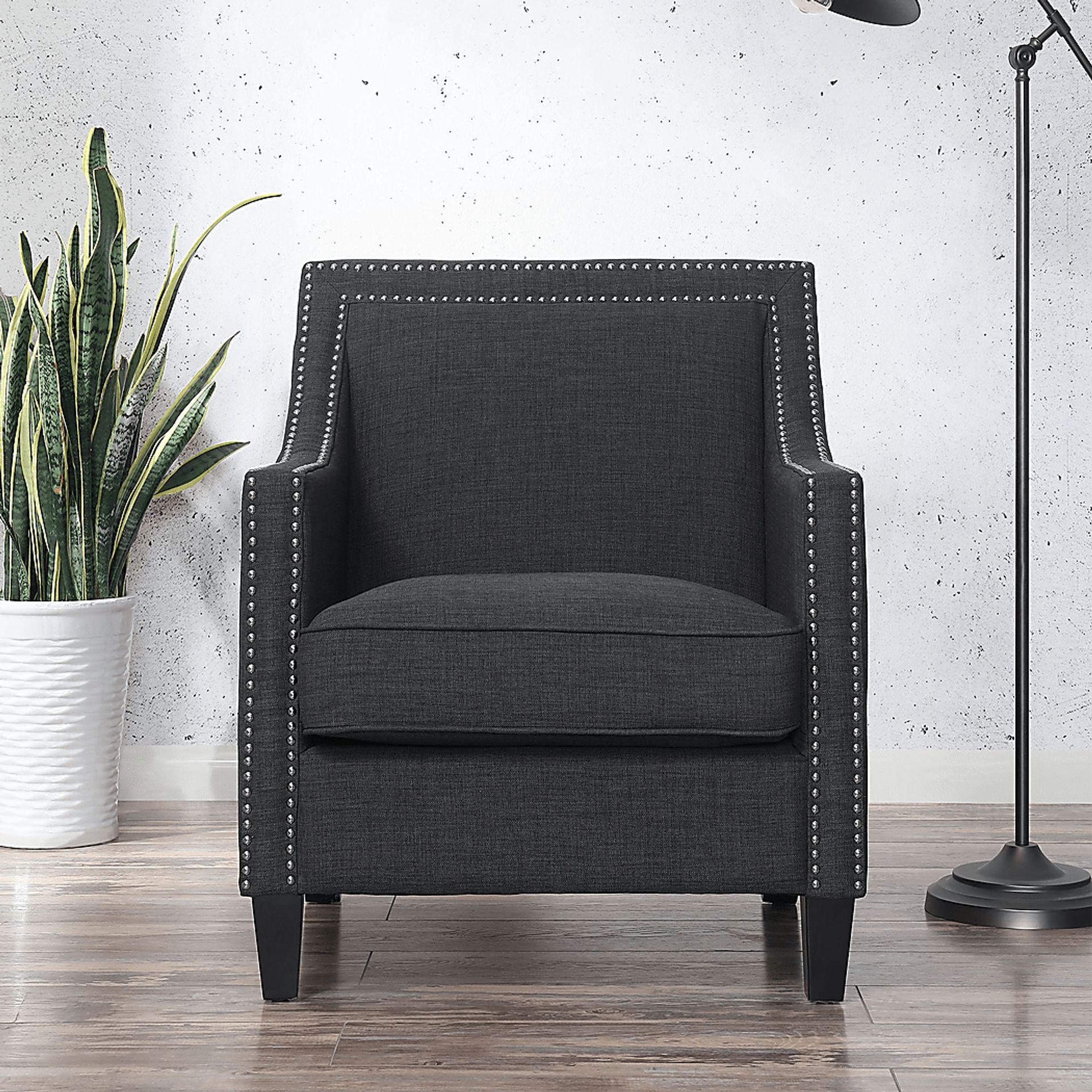 Bazemore Charcoal Accent Chair - Image 2
