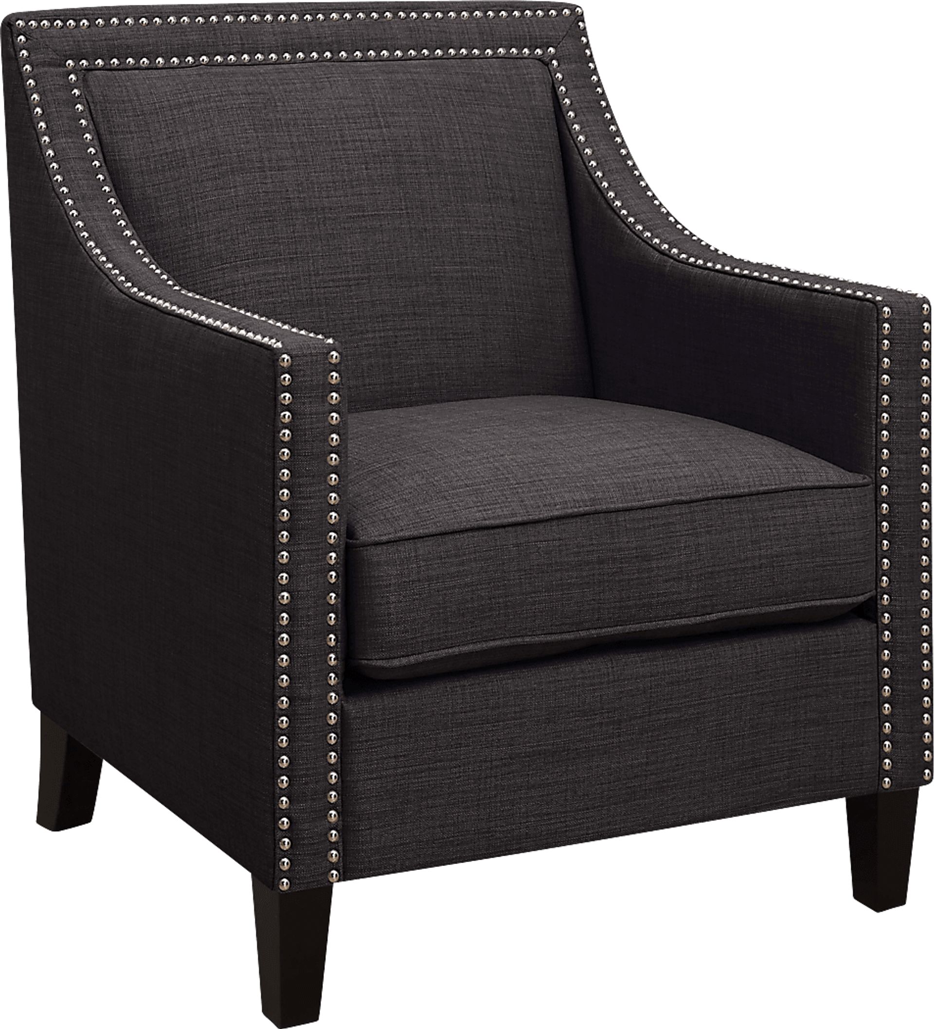 Bazemore Charcoal Accent Chair - Image 1