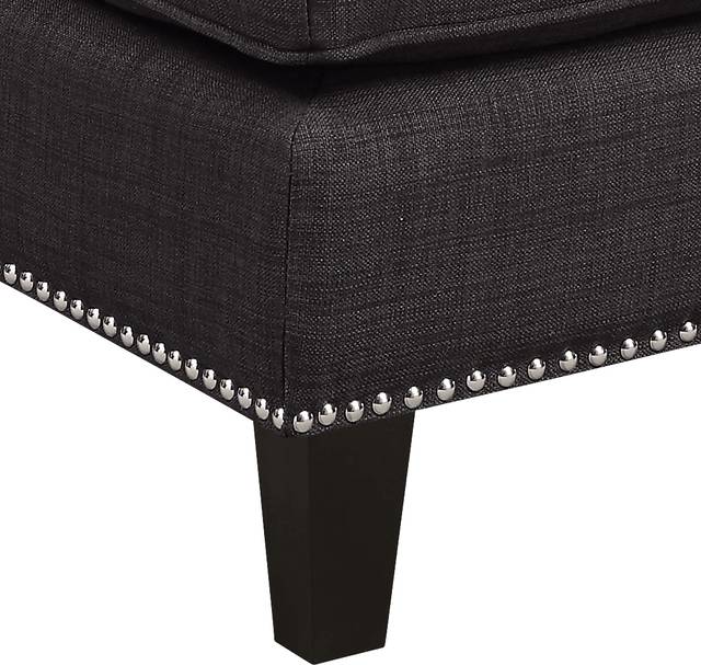 Bazemore Charcoal Ottoman - Thumbnail - Image 3