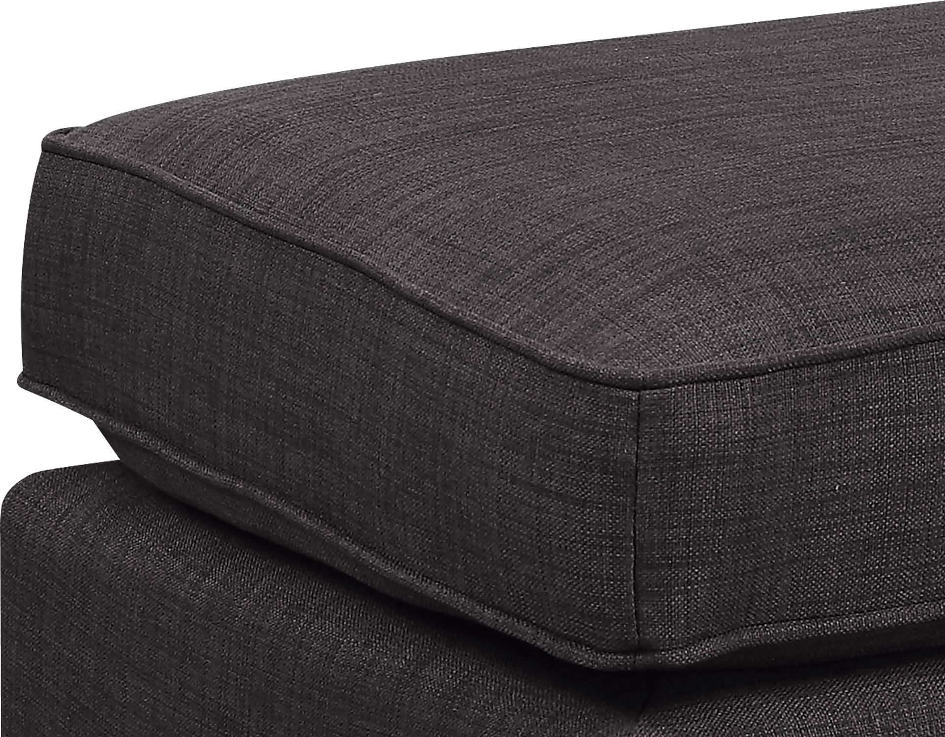 Bazemore Charcoal Ottoman - Image 4