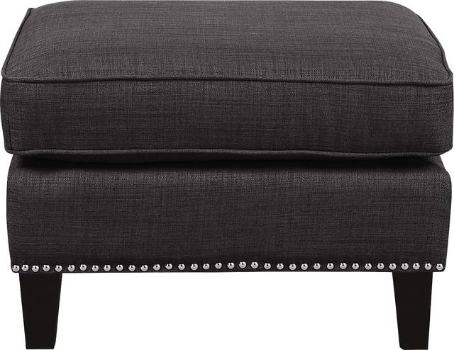 Bazemore Charcoal Ottoman - Thumbnail - Image 5