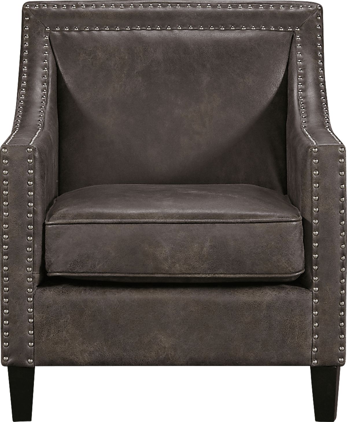 Bazemore Dark Gray Polyester,Polyurethane Fabric Accent Chair | Rooms to Go