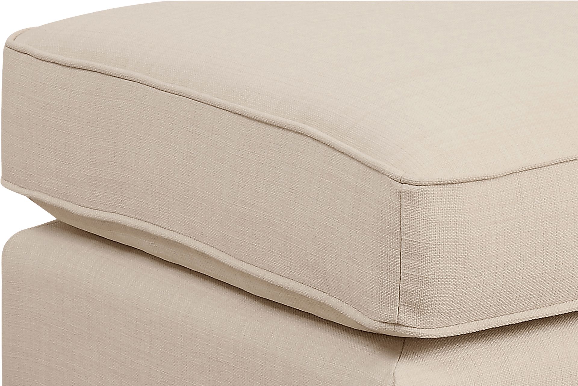 Bazemore Natural Ottoman - Image 4