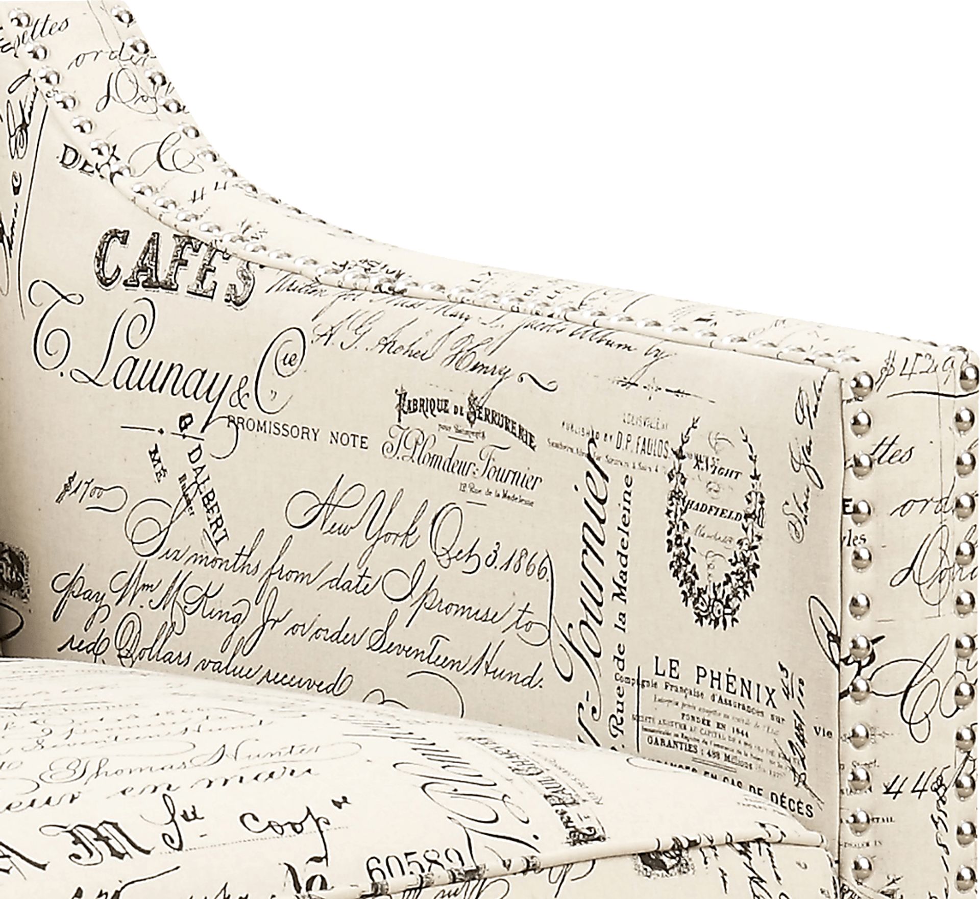Bazemore Off-White Accent Chair - Image 4