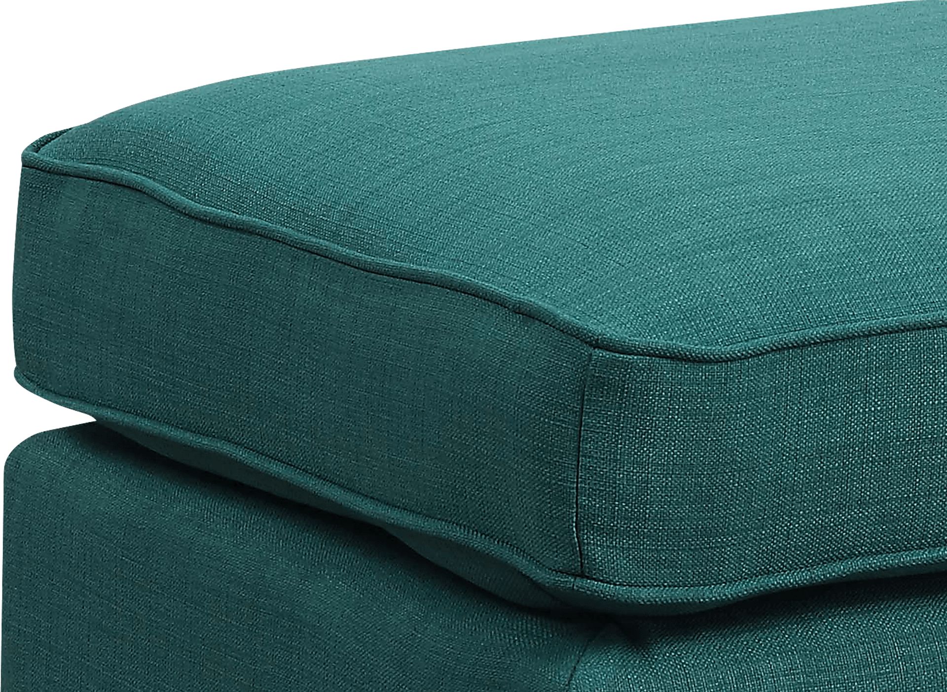 Bazemore Teal Ottoman - Image 4