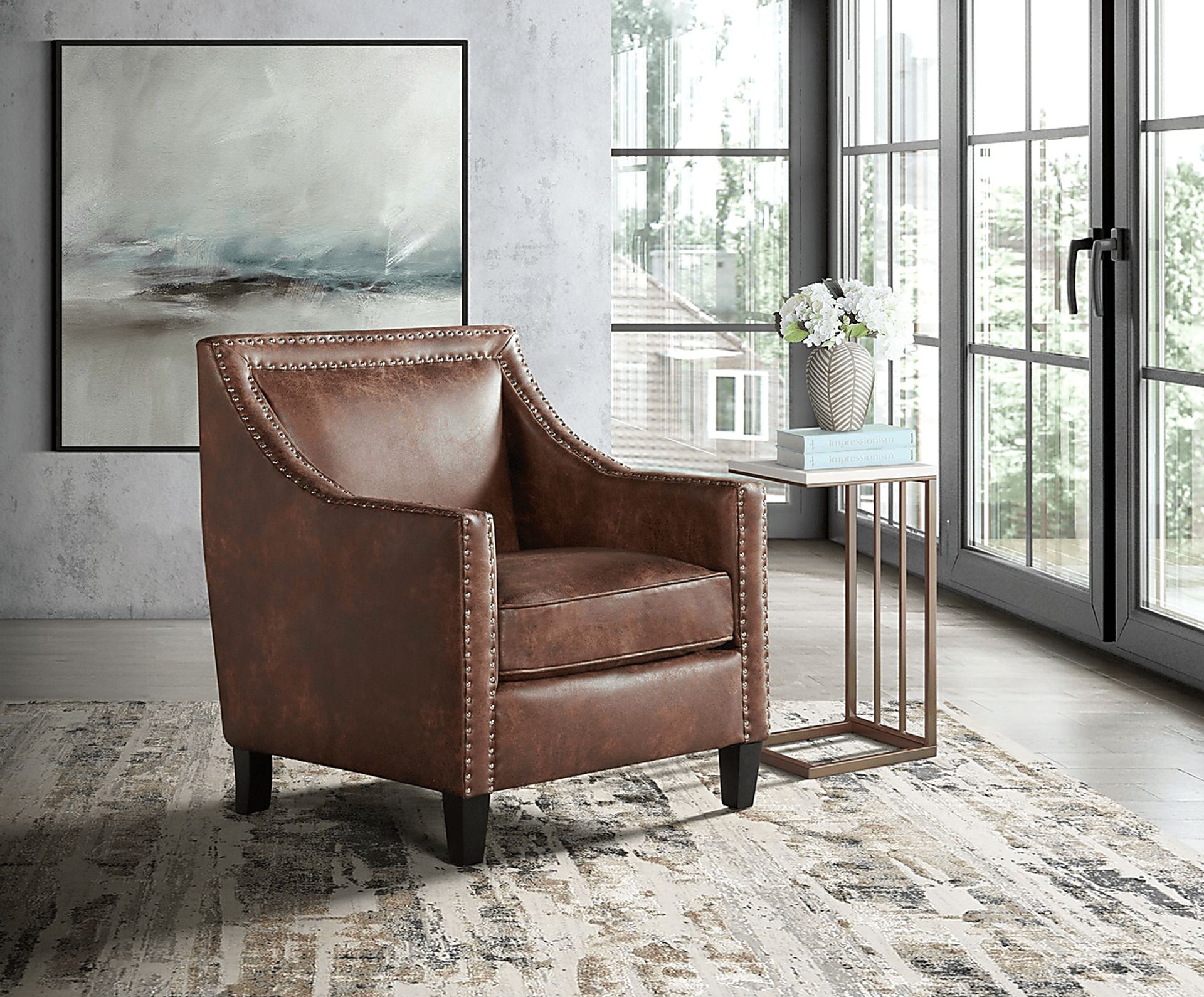 Bazemore Toffee Accent Chair - Image 2
