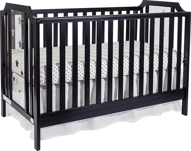 Kids Bazzele Black Convertible Crib - Thumbnail - Image 1