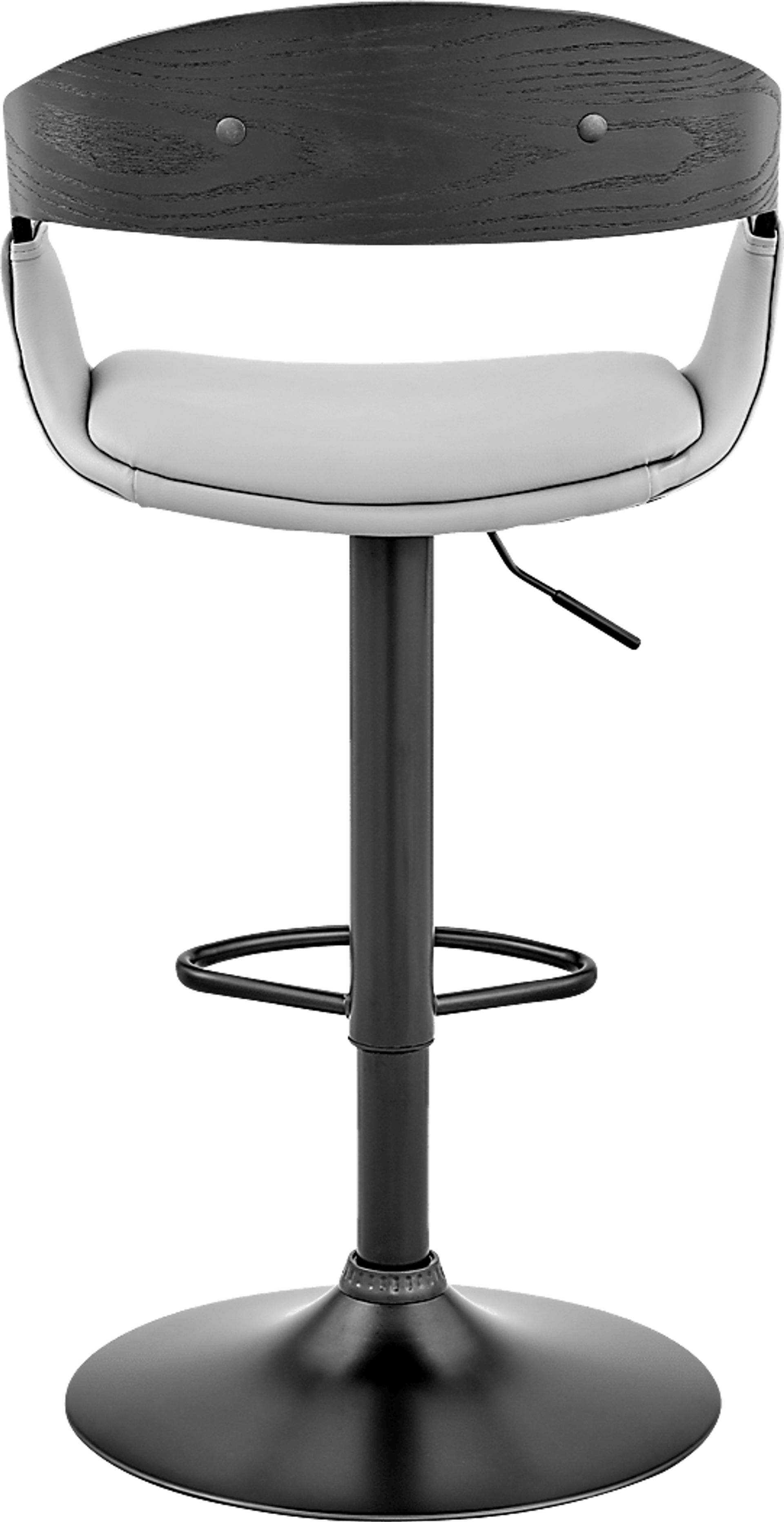 Bazzu Gray Swivel Barstool - Image 6