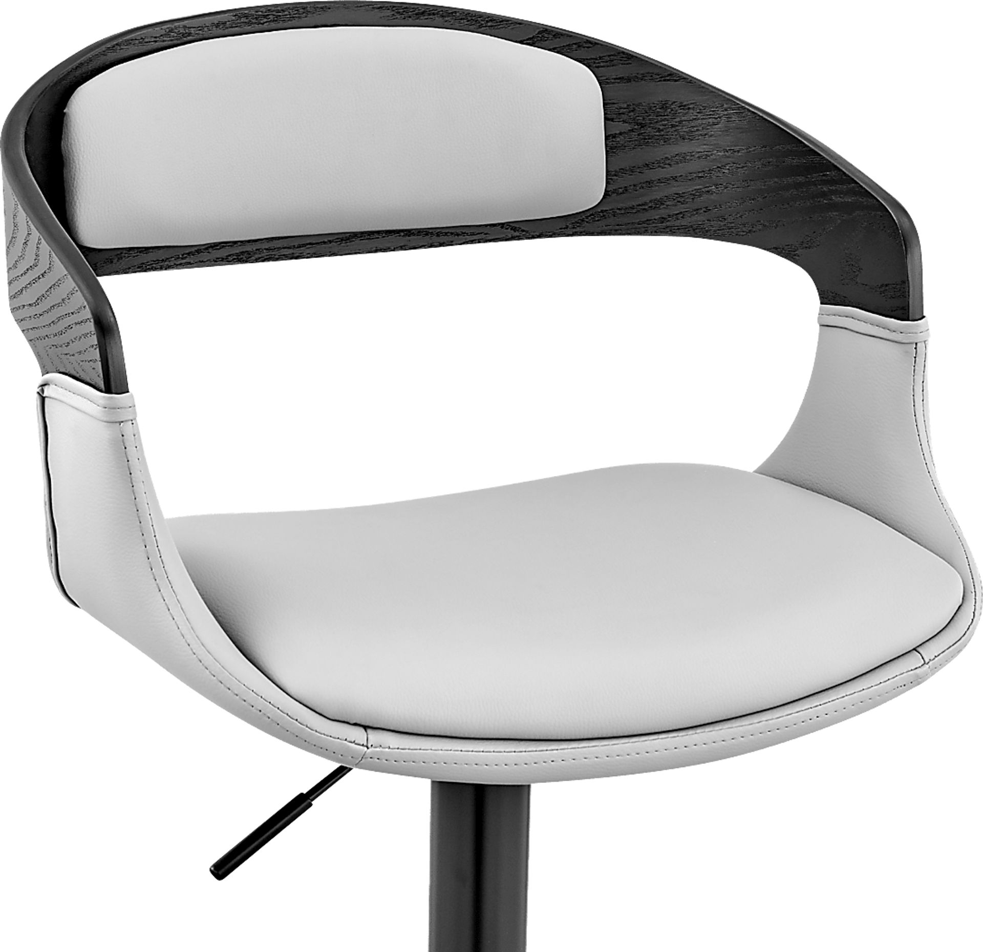 Bazzu Gray Swivel Barstool - Image 7