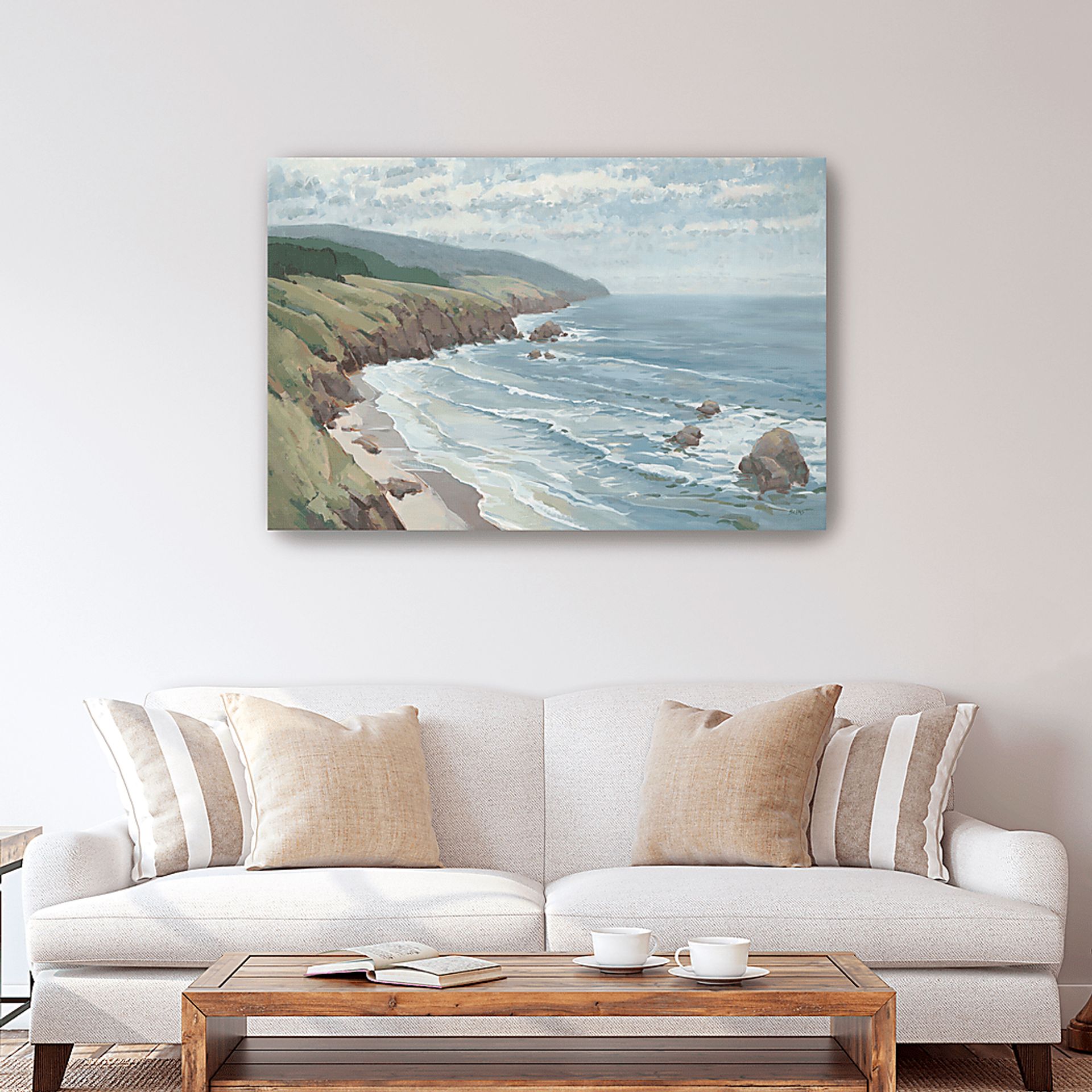 Beach Cliffs Multi Artwork - Image 2