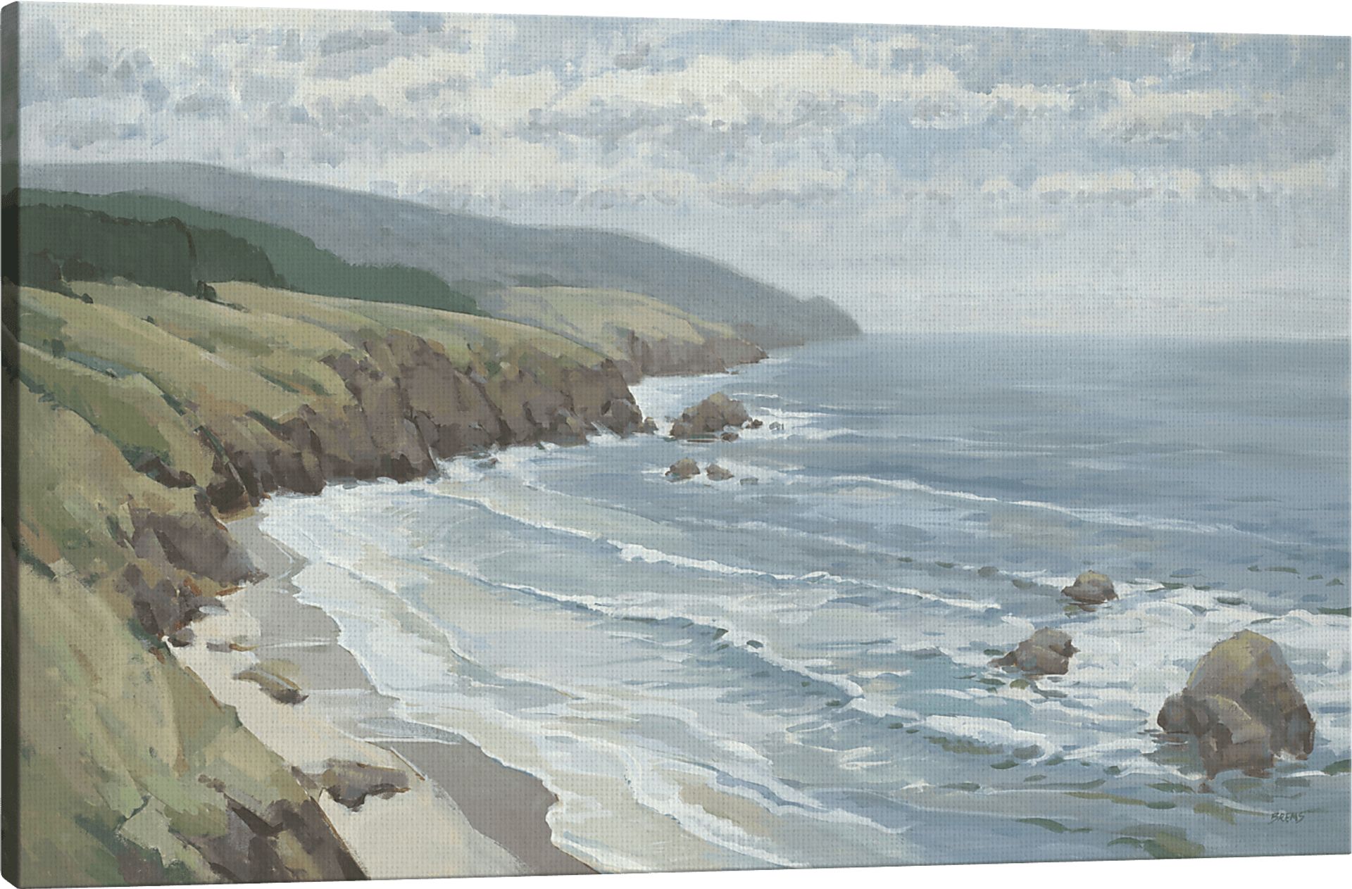 Beach Cliffs Multi Artwork - Image 3