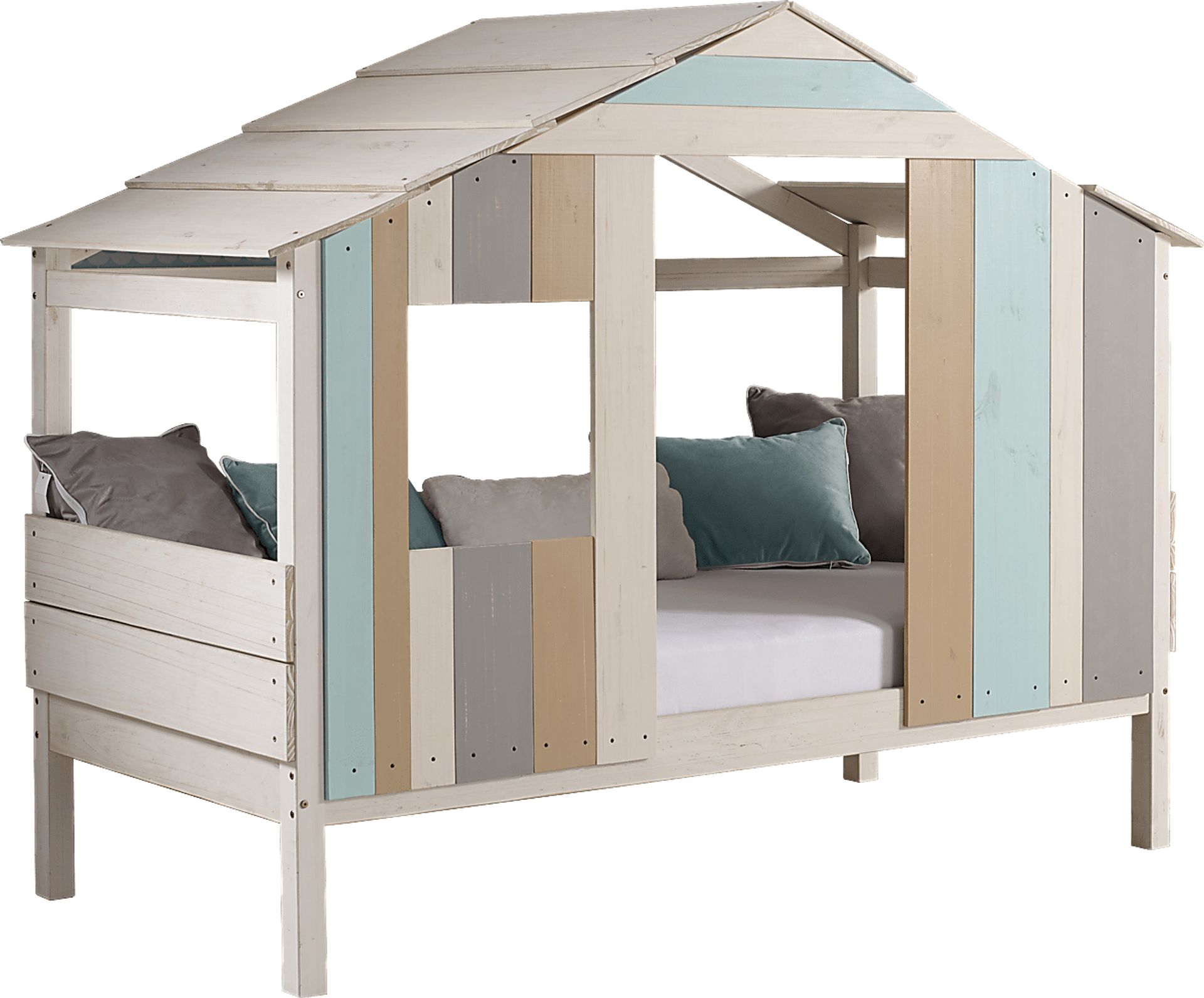 Beach Hangout Tan Twin Jr. Loft Bed - Image 1