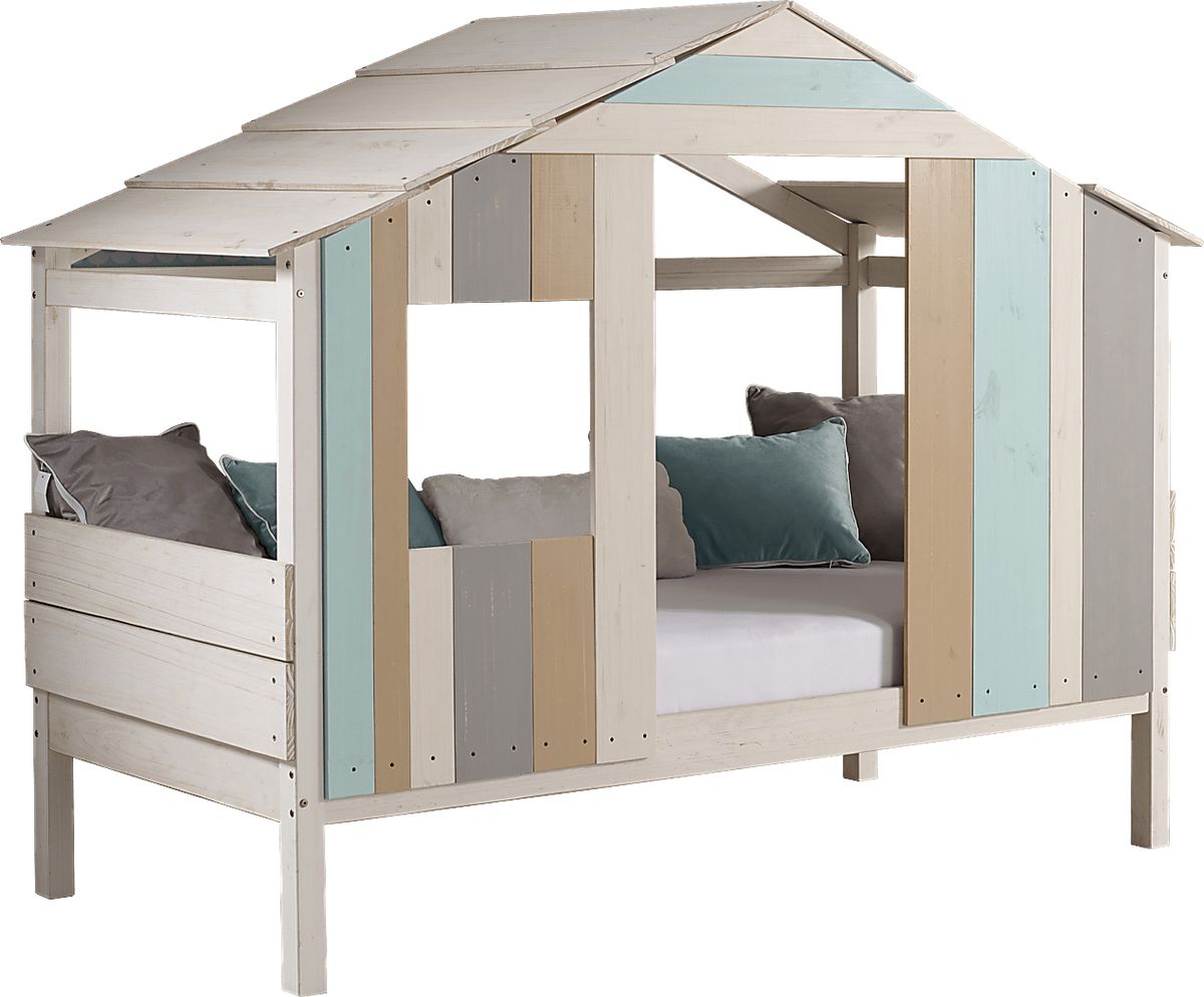 Beach Hangout Tan Light Wood Loft Bed Rooms To Go