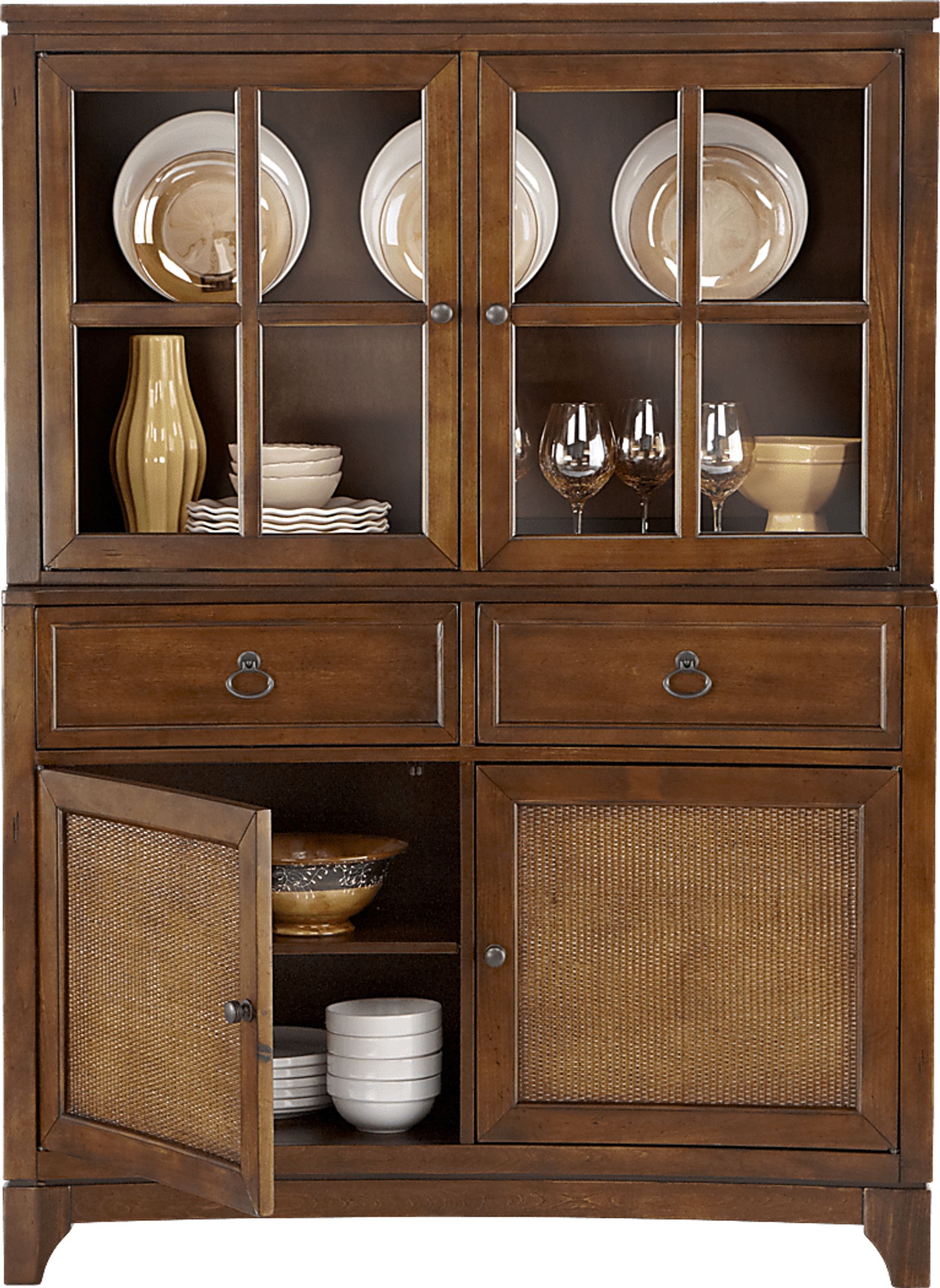 Beach Retreat 2 Pc China Cabinet - Image 2