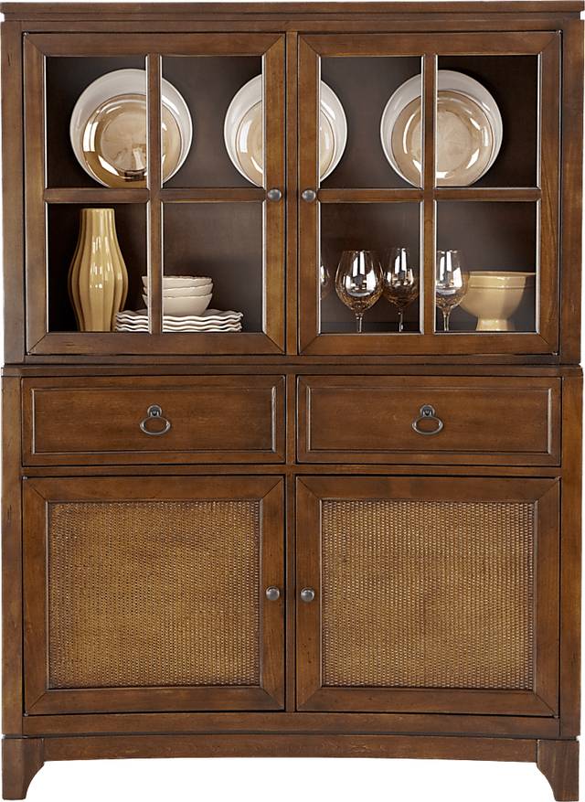 Beach Retreat 2 Pc China Cabinet - Thumbnail - Image 1