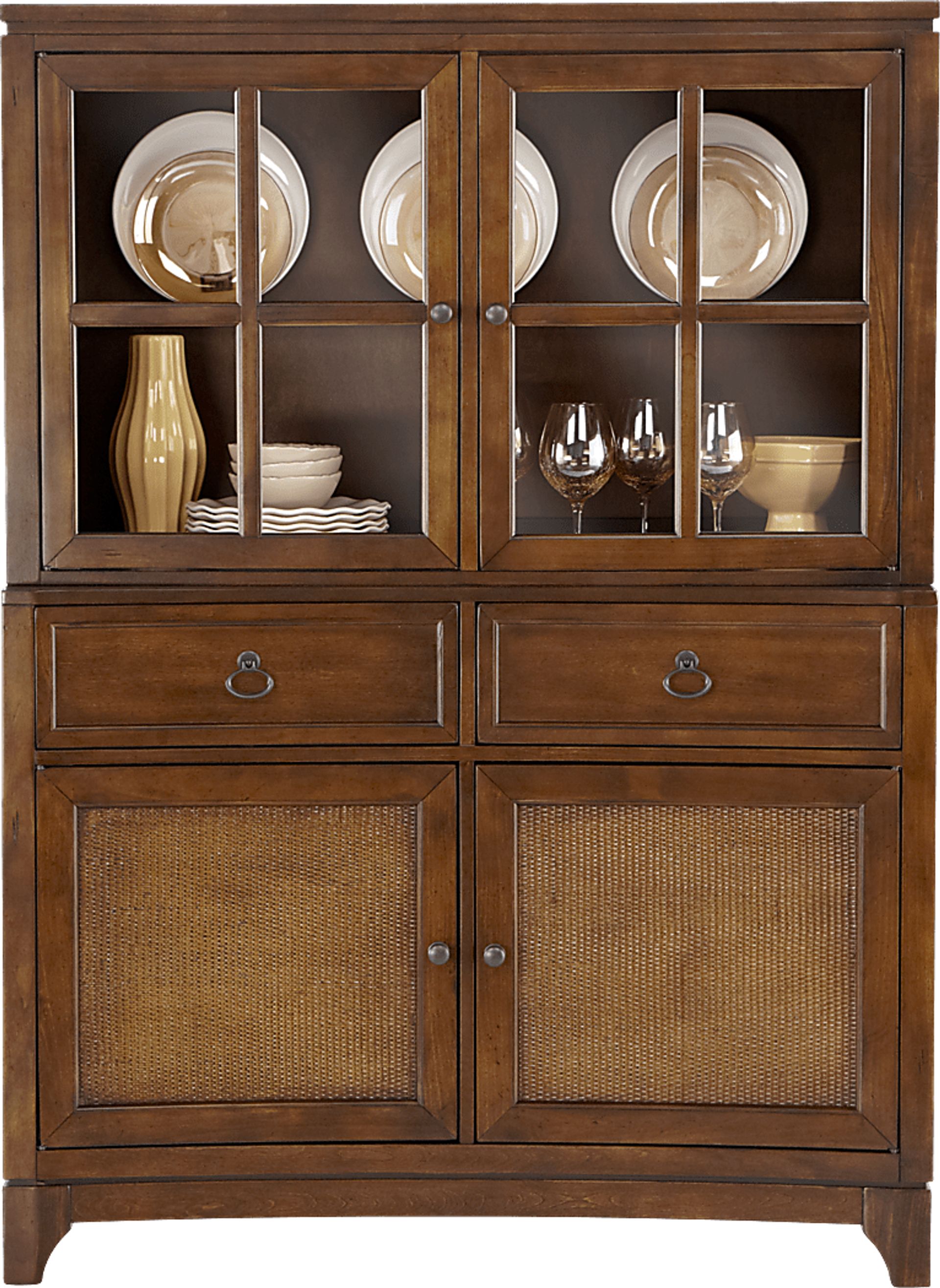 Beach Retreat 2 Pc China Cabinet - Image 1