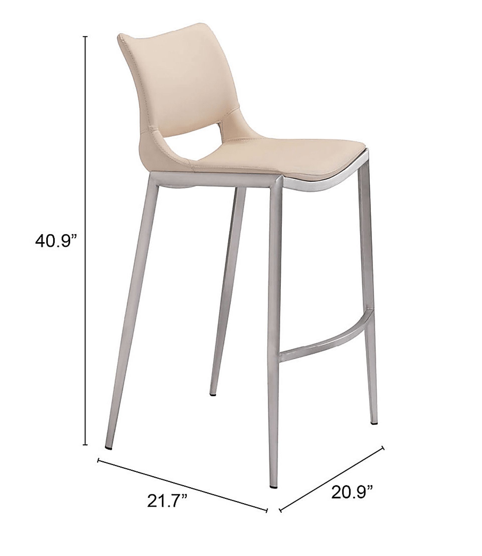 Beacher Pink Barstool, Set of 2 - Image 7