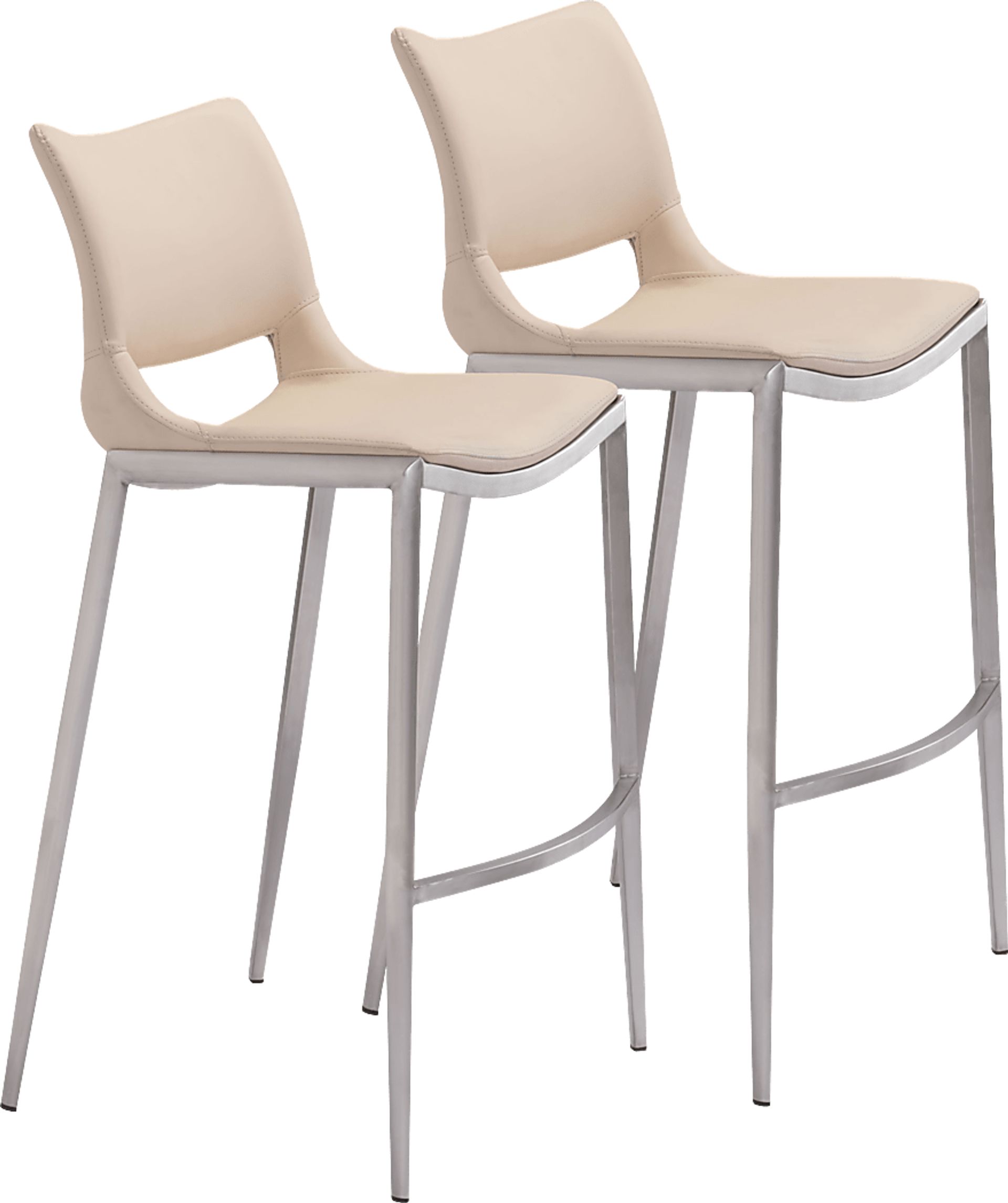 Beacher Pink Barstool, Set of 2 - Image 1
