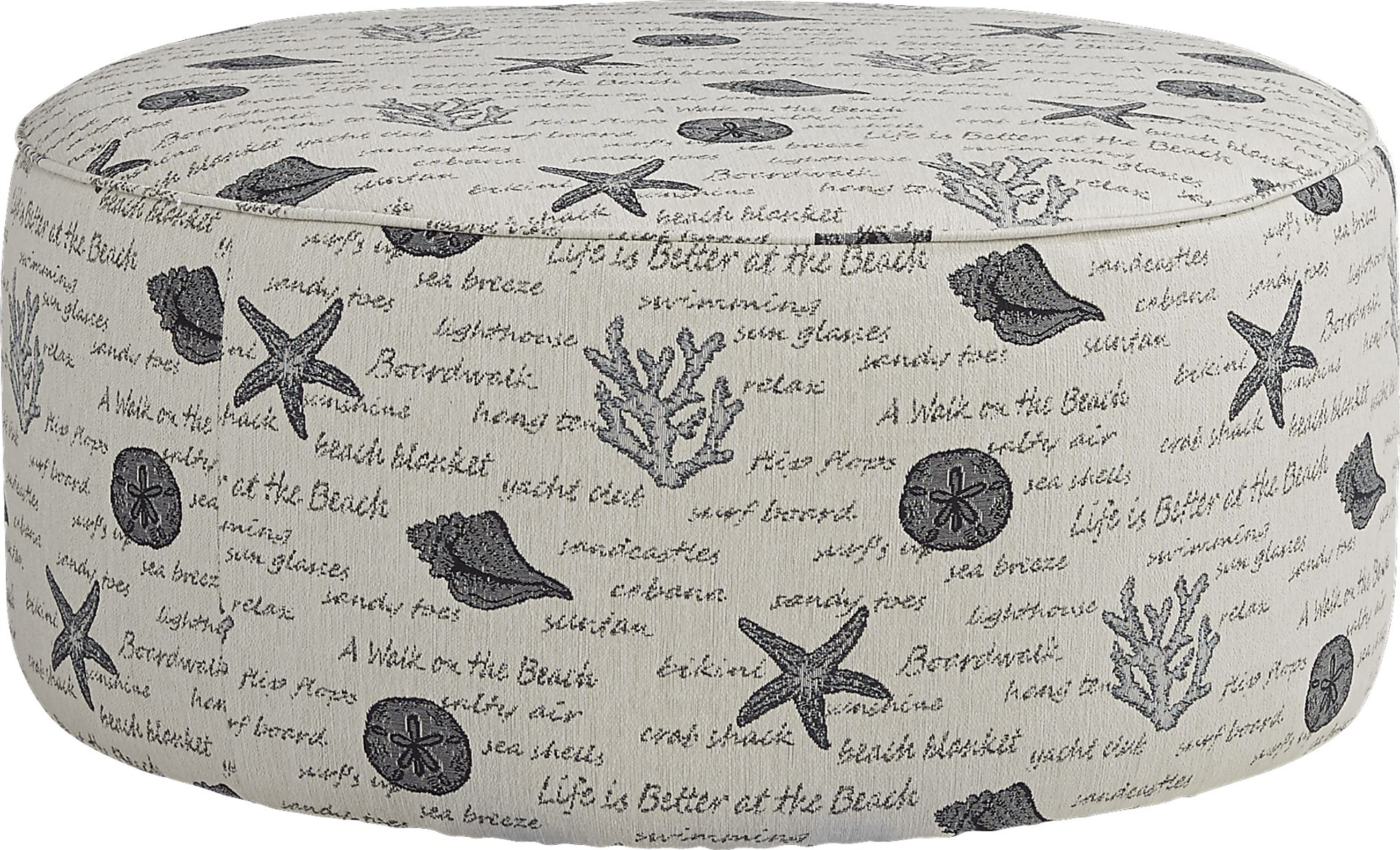 Beachfront Cocktail Ottoman - Image 1