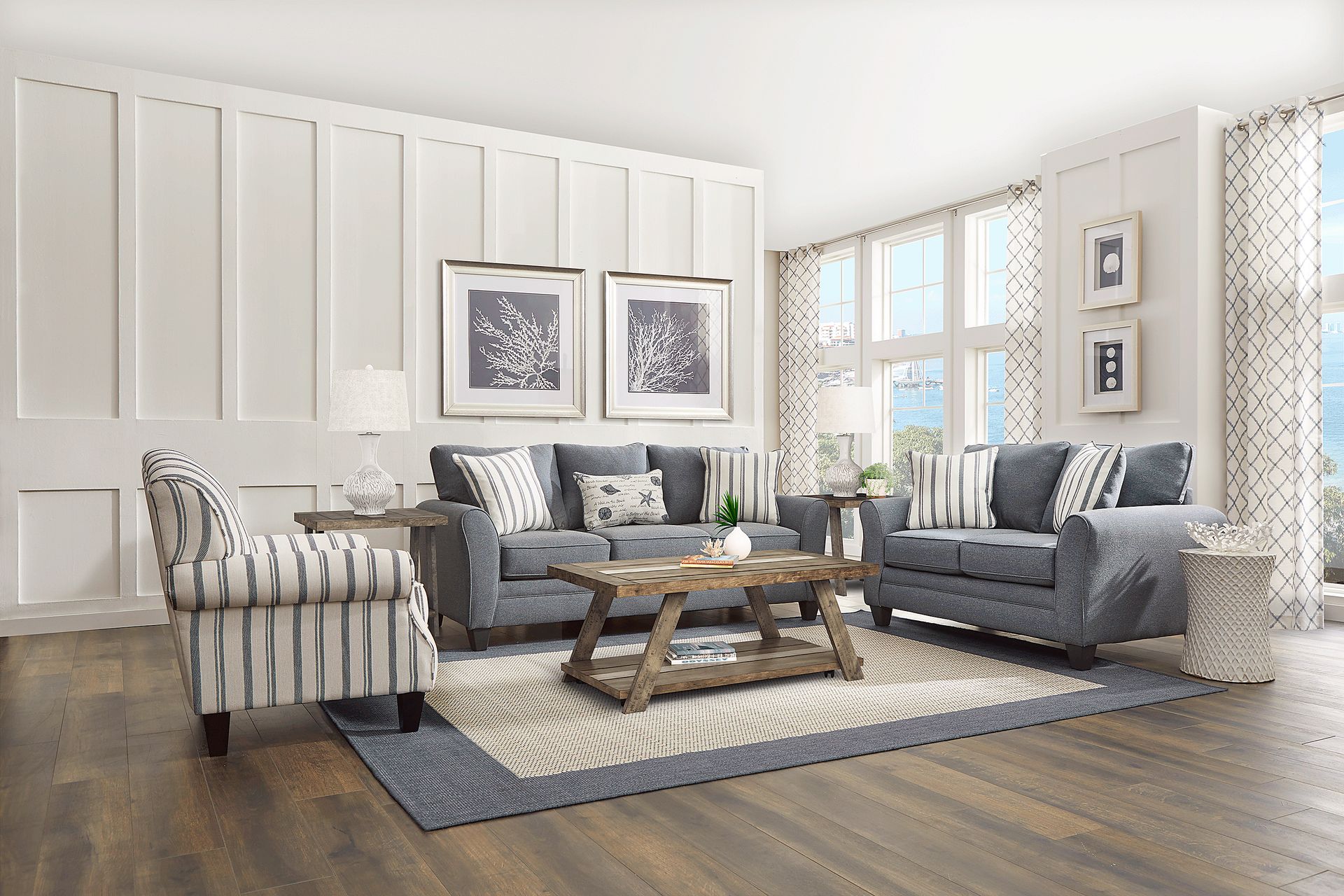 Beachfront Marine 5 Pc Living Room - Image 1