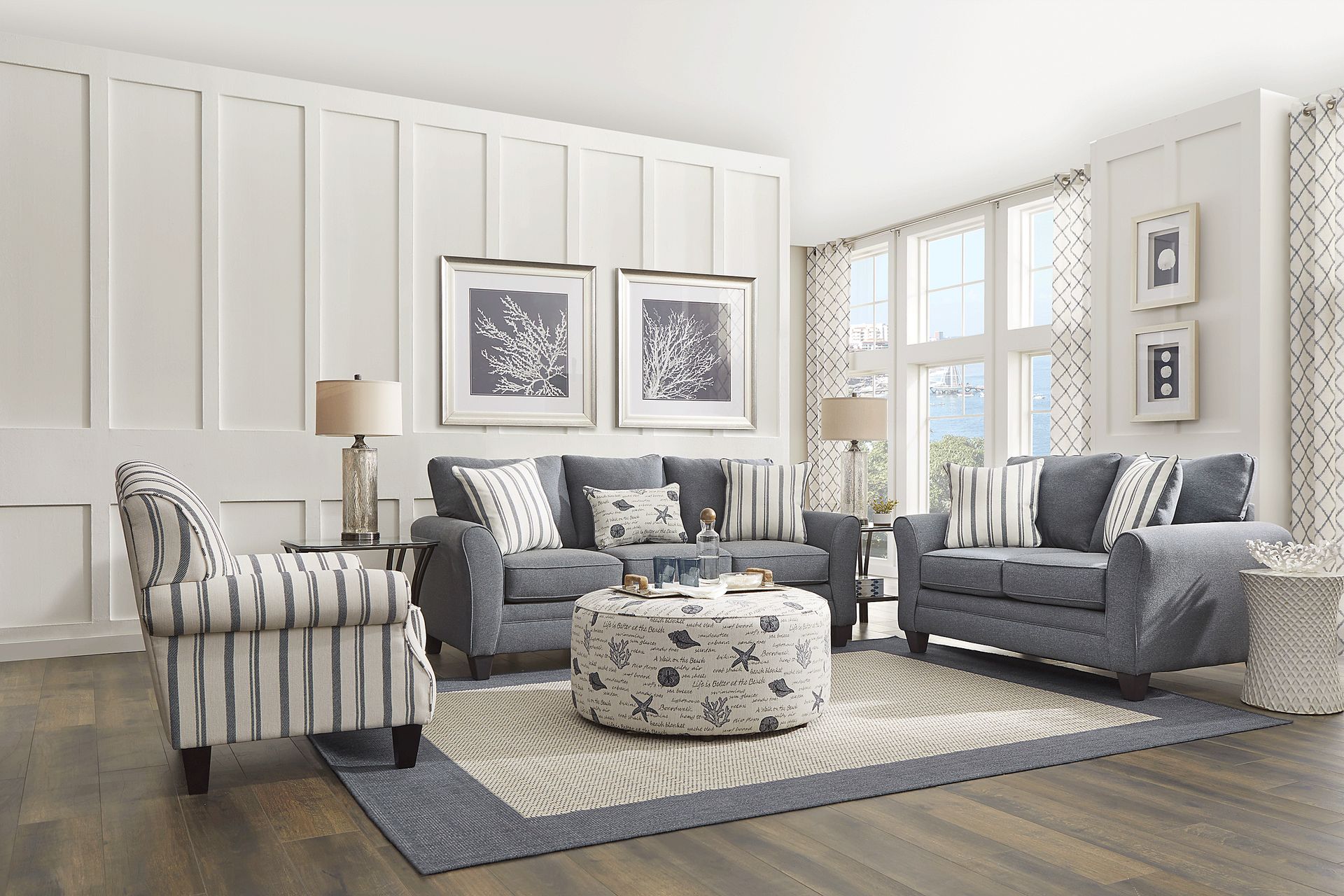 Beachfront Marine 5 Pc Living Room - Image 1