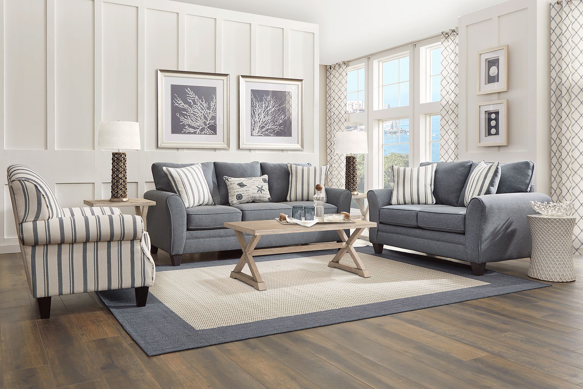 Beachfront Marine 8 Pc Living Room - Image 1