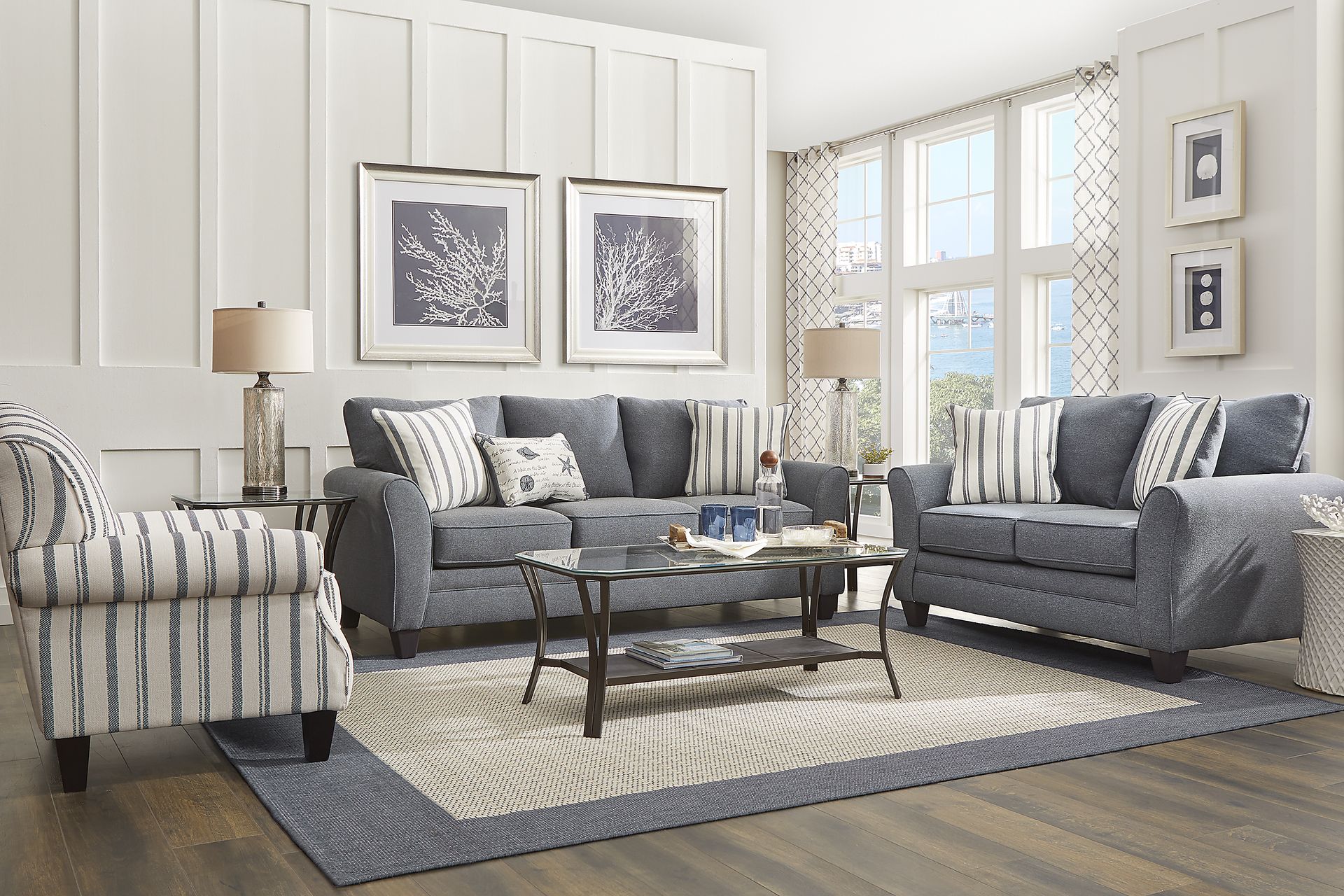 Beachfront Marine 8 Pc Living Room - Image 1