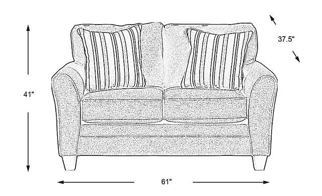 Dimension Image. Please refer to the Dimension Tab on this page for dimension details.