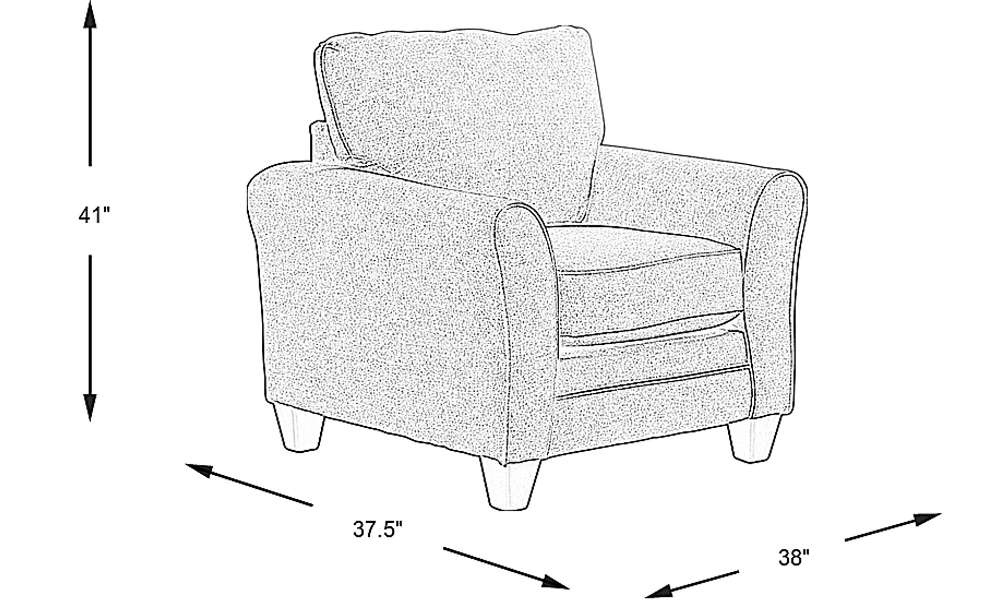 Dimension Image. Please refer to the Dimension Tab on this page for dimension details.