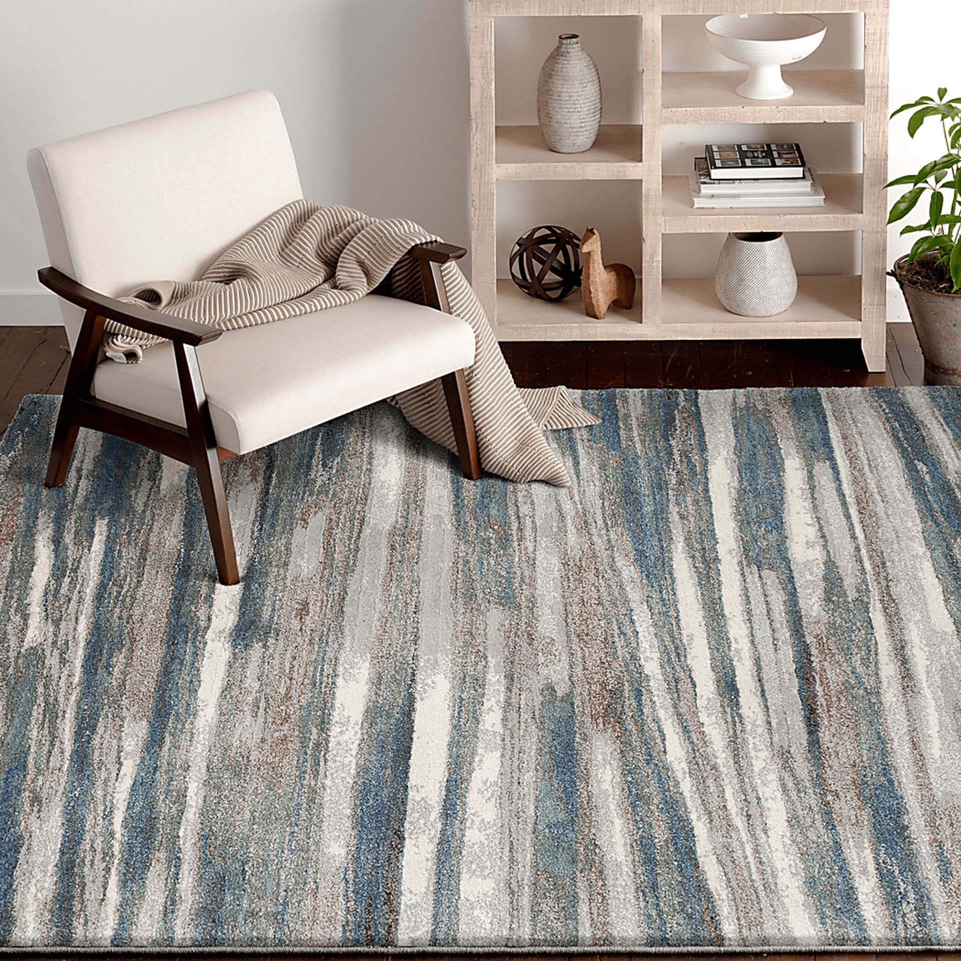 Beachglass Blue 6'6 x 9'6 Rug - Image 2
