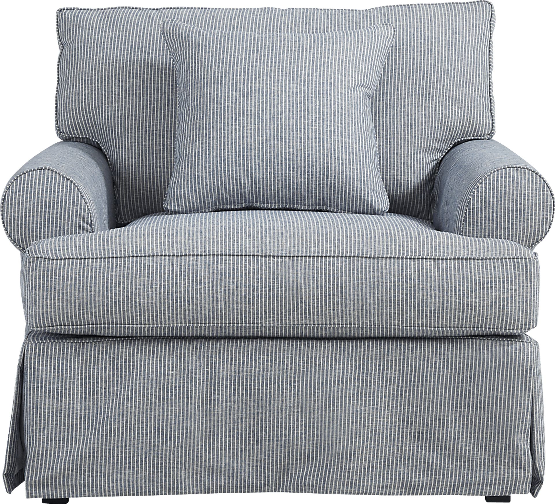 Beachside Walk Denim Slipcover 8 Pc Living Room - Image 10