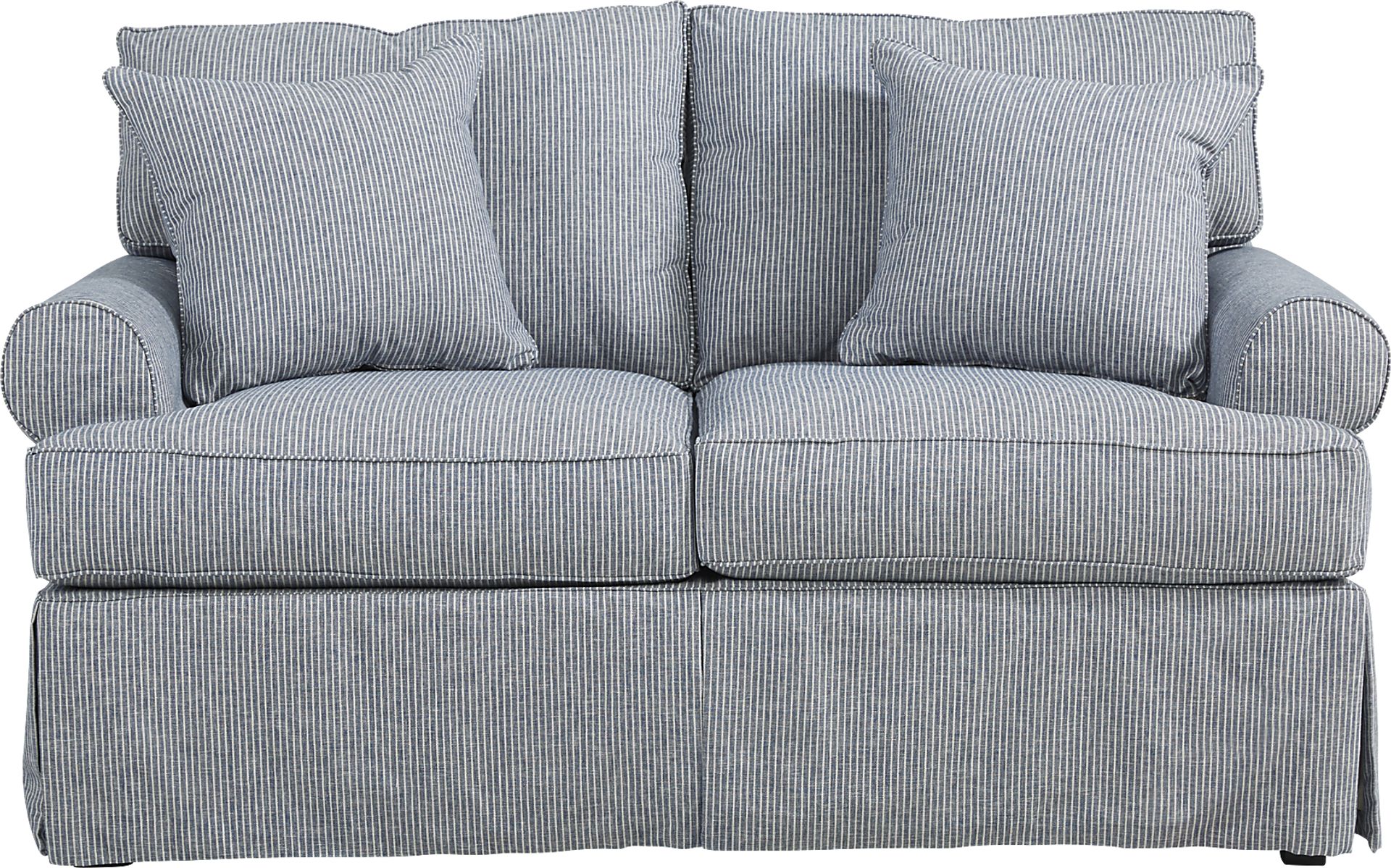 Beachside Walk Denim Loveseat - Image 1