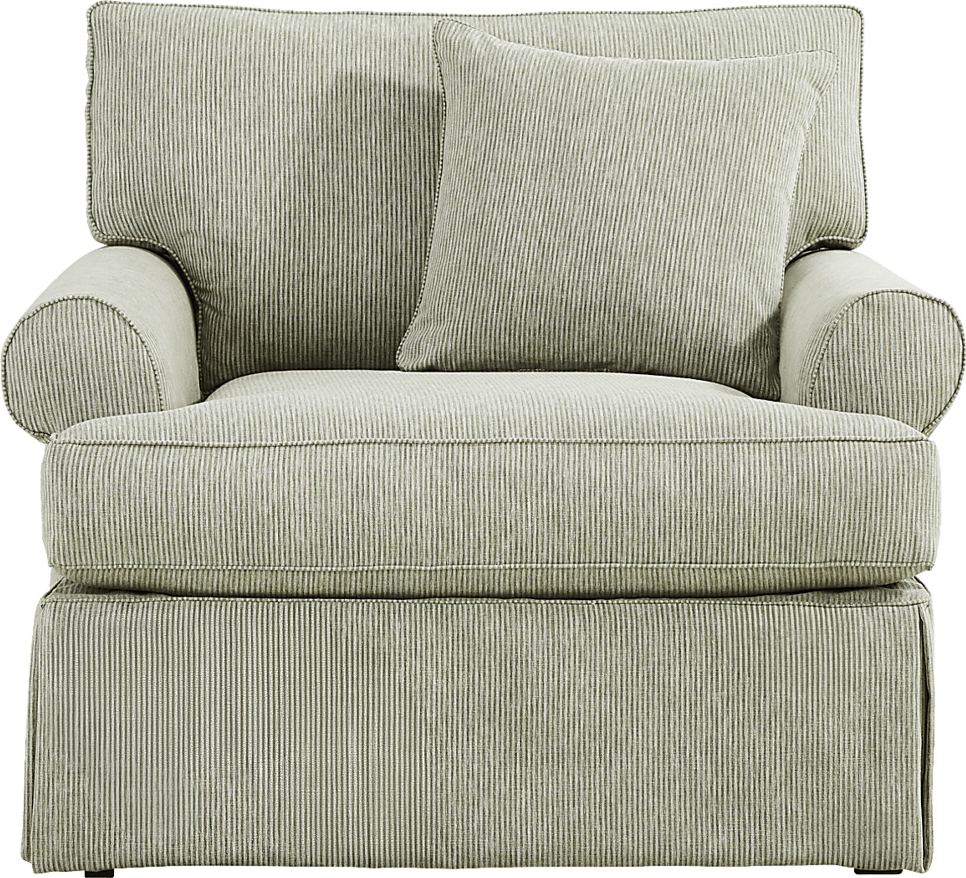 Beachside Walk Green Slipcover Chair - Image 2