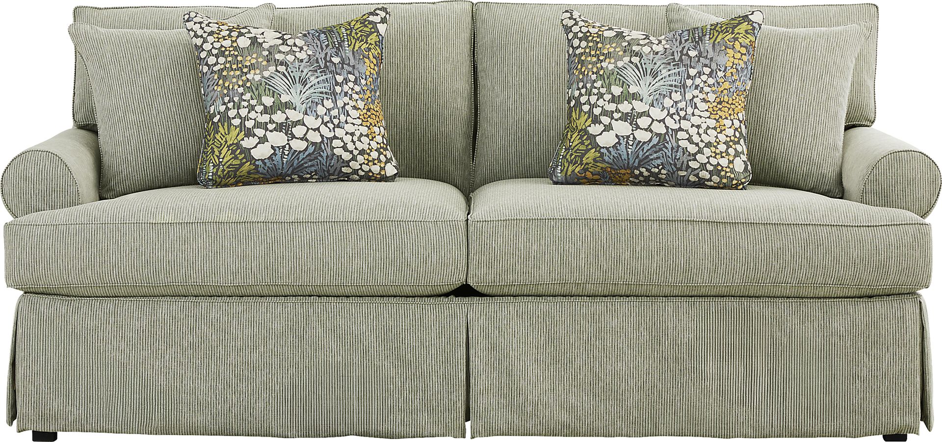 Beachside Walk Green 7 Pc Living Room with Sleeper Sofa - Image 2