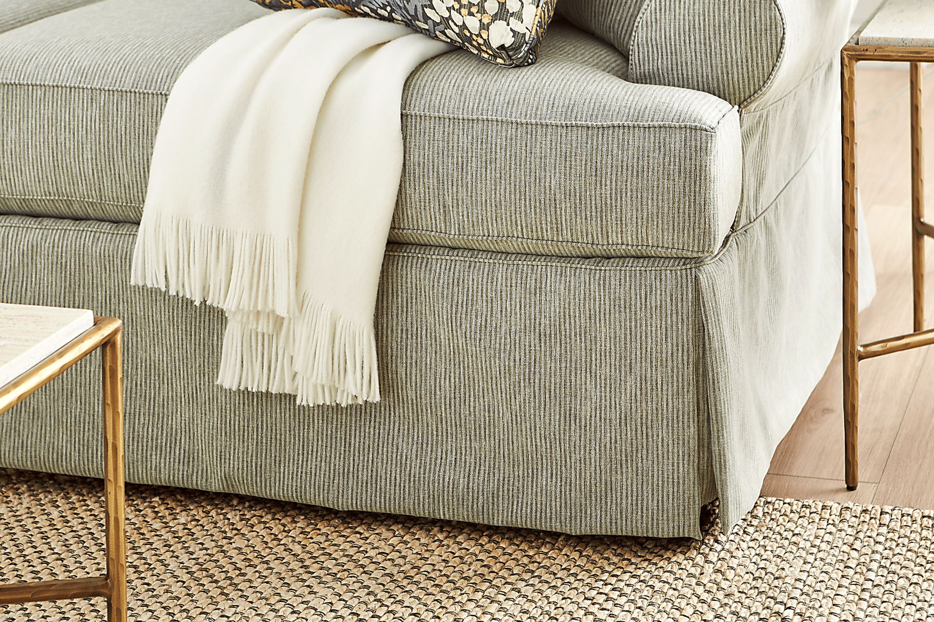 Beachside Walk Green Slipcover 2 Pc Living Room - Image 6