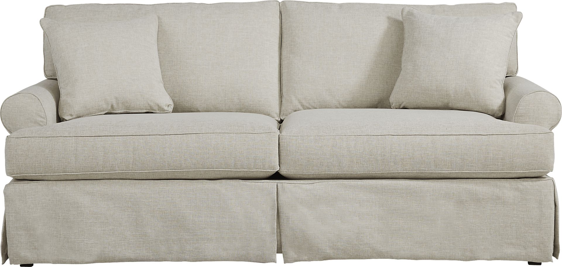 Beachside Walk Linen Gel Foam Sleeper Sofa - Image 1