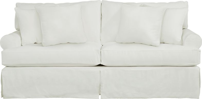 Beachside Walk White Gel Foam Sleeper Sofa