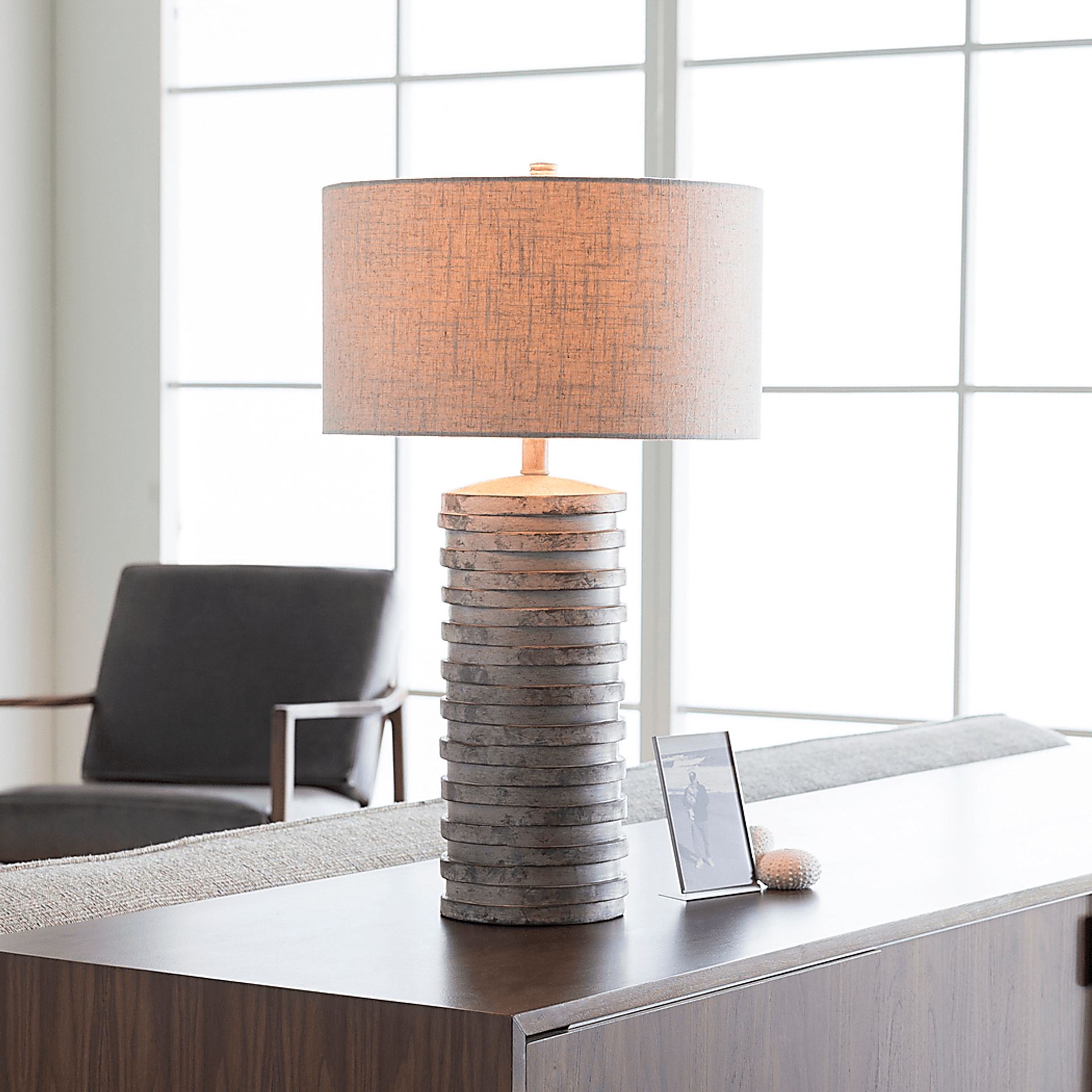 Beachtree Lane Gray Lamp - Image 5