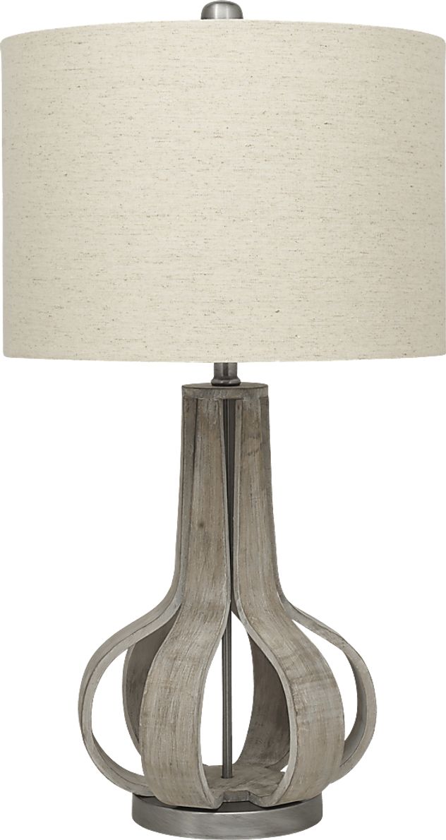 Beachwood Bay Gray Table Lamp