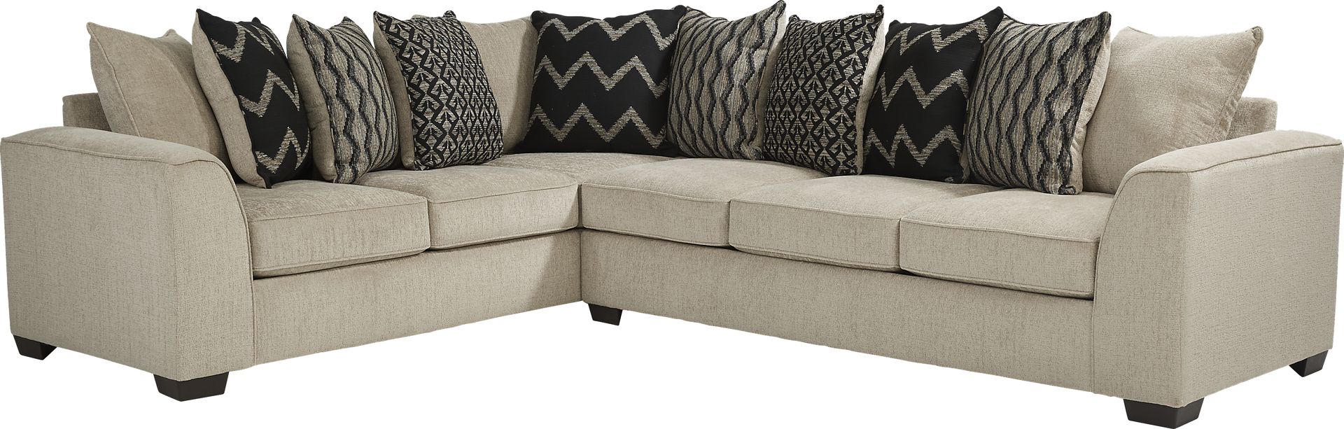 Beacon Ridge Beige 5 Pc Sectional Living Room - Image 2