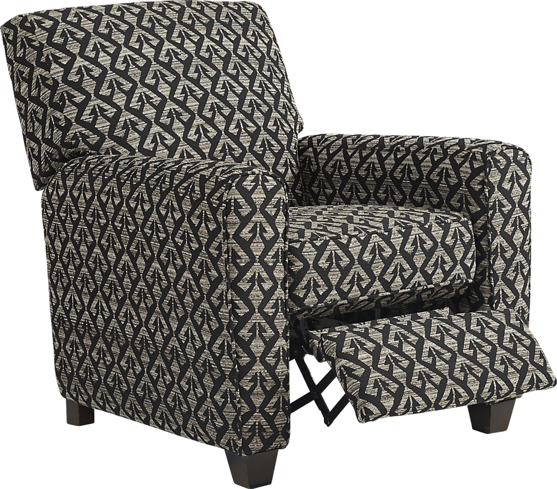 Beacon Ridge Black Accent Pushback Recliner - Image 2