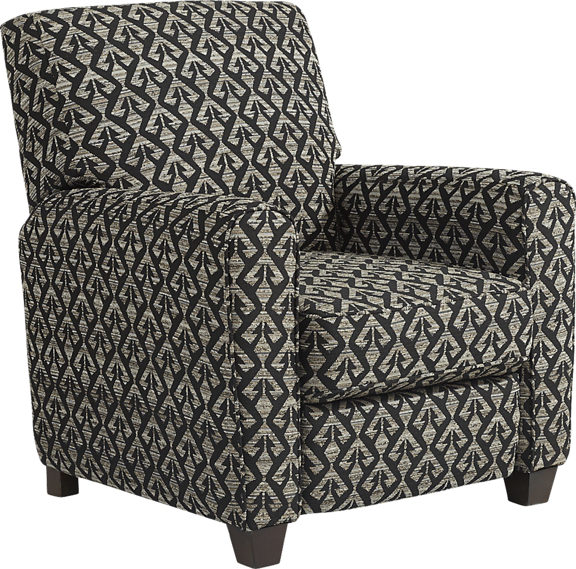 Beacon Ridge Black Accent Pushback Recliner - Image 1