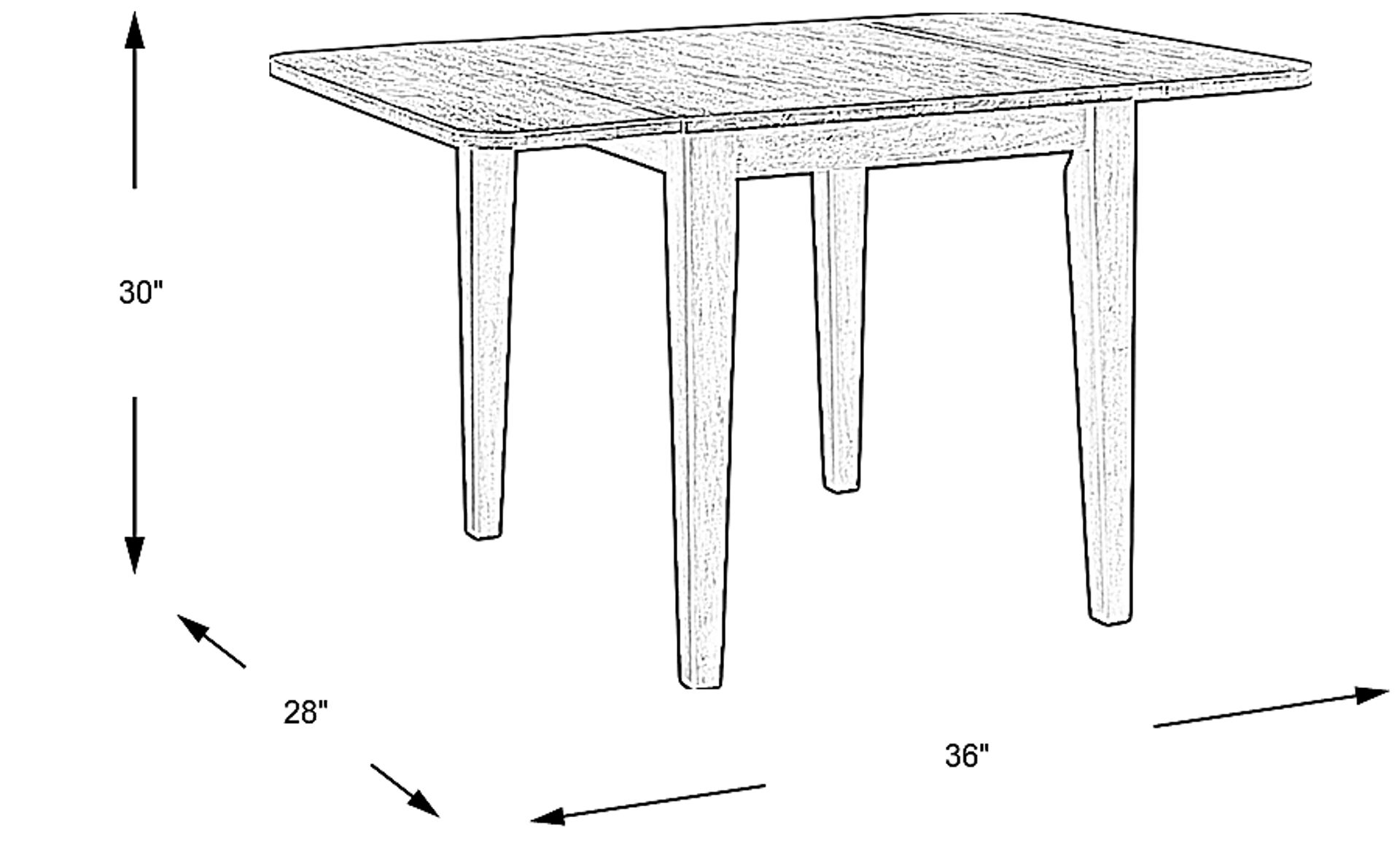 Dimension Image. Please refer to the Dimension Tab on this page for dimension details.