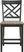 Beacon Street Brown Counter Height Stool