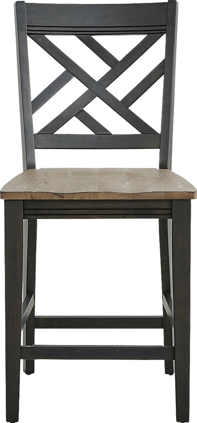 Beacon Street Brown Counter Height Stool - Thumbnail - Image 2