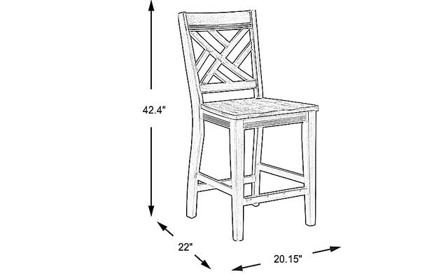 Dimension Image. Please refer to the Dimension Tab on this page for dimension details.