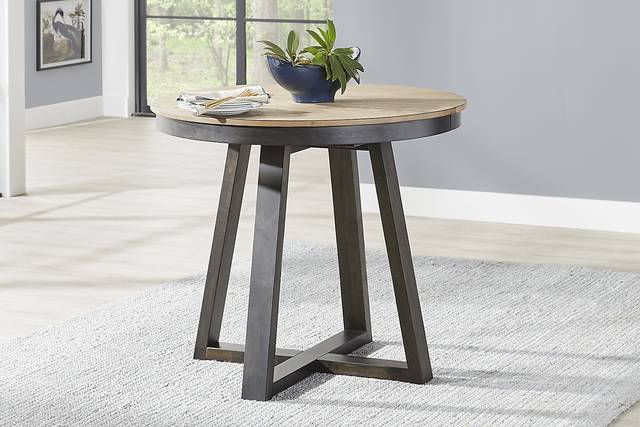 Beacon Street Brown Round Counter Height Dining Table - Thumbnail - Image 4