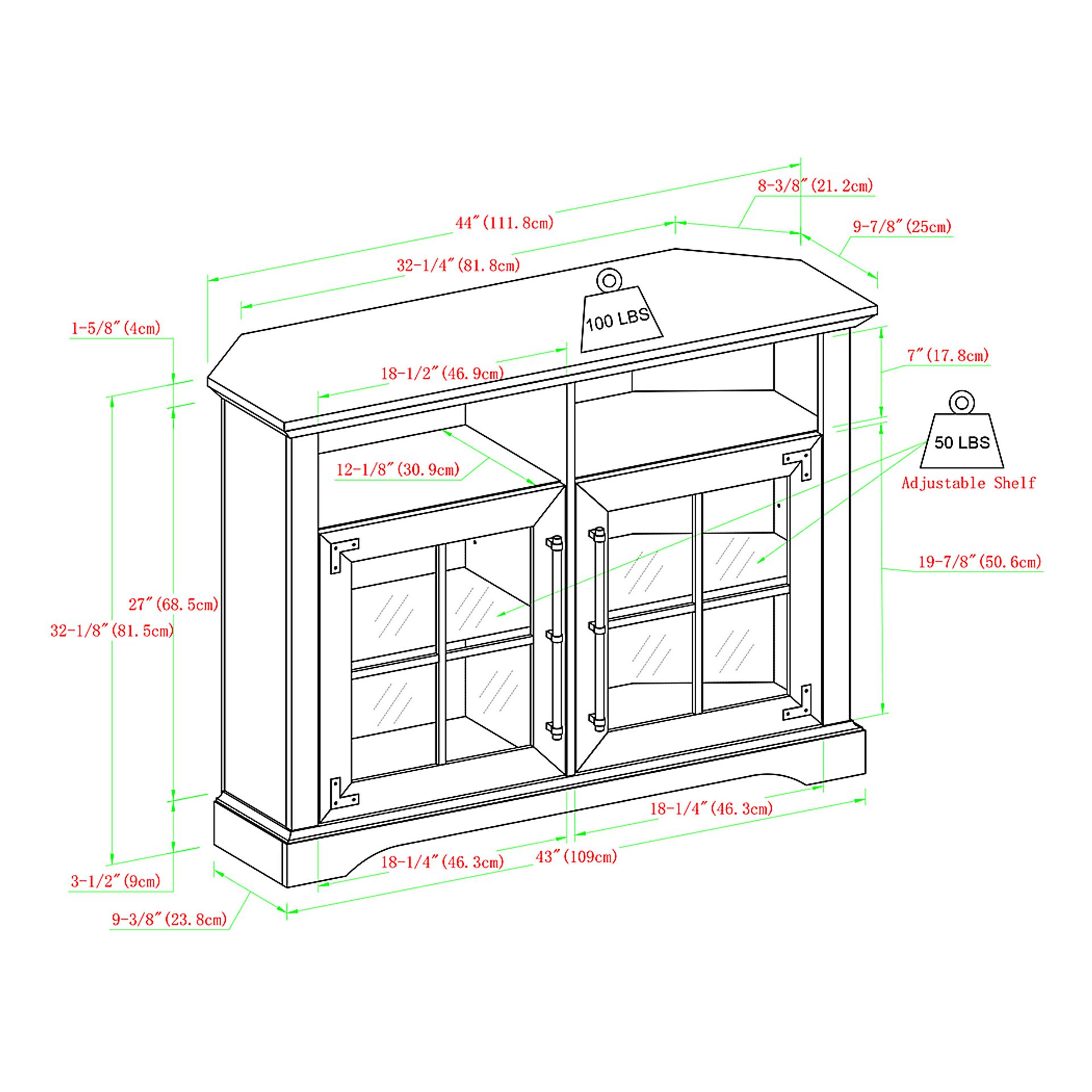Beaconsdale Brown 44 in. Console - Image 8