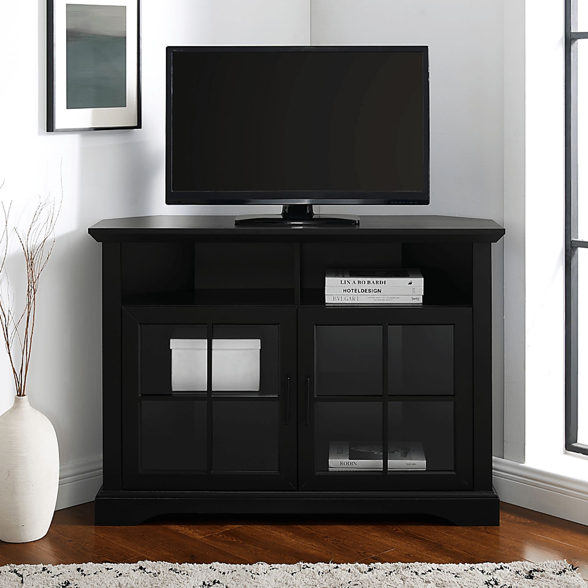 Beaconshope Black 44 in. Console - Image 6